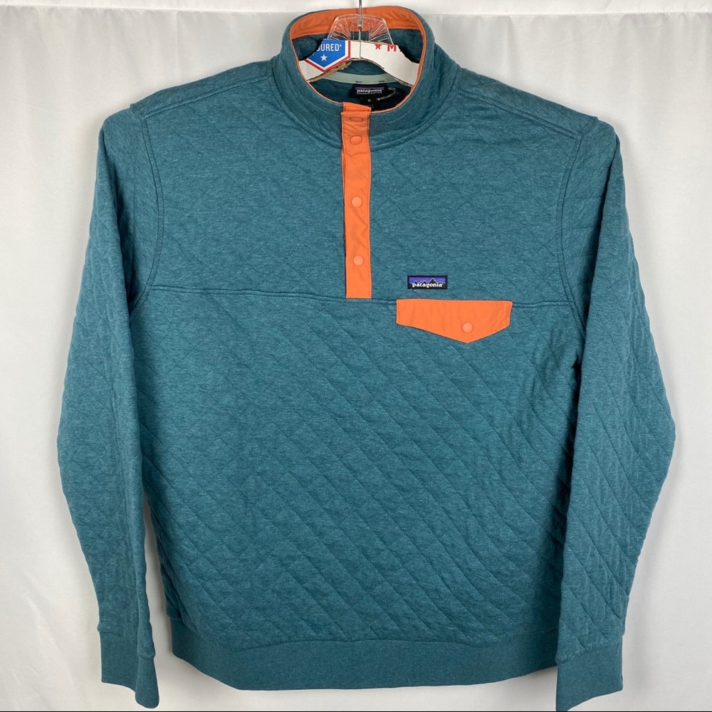 Patagonia Organic Cotton Quilt Snap T Sweater - Picture 2 of 7